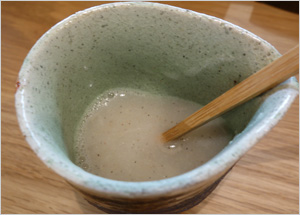 いまふく蕎麦湯